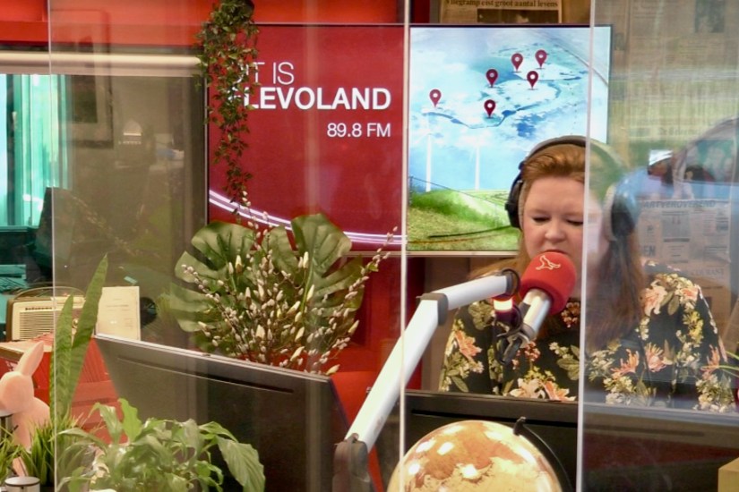 In de uitzending bij Omroep Flevoland