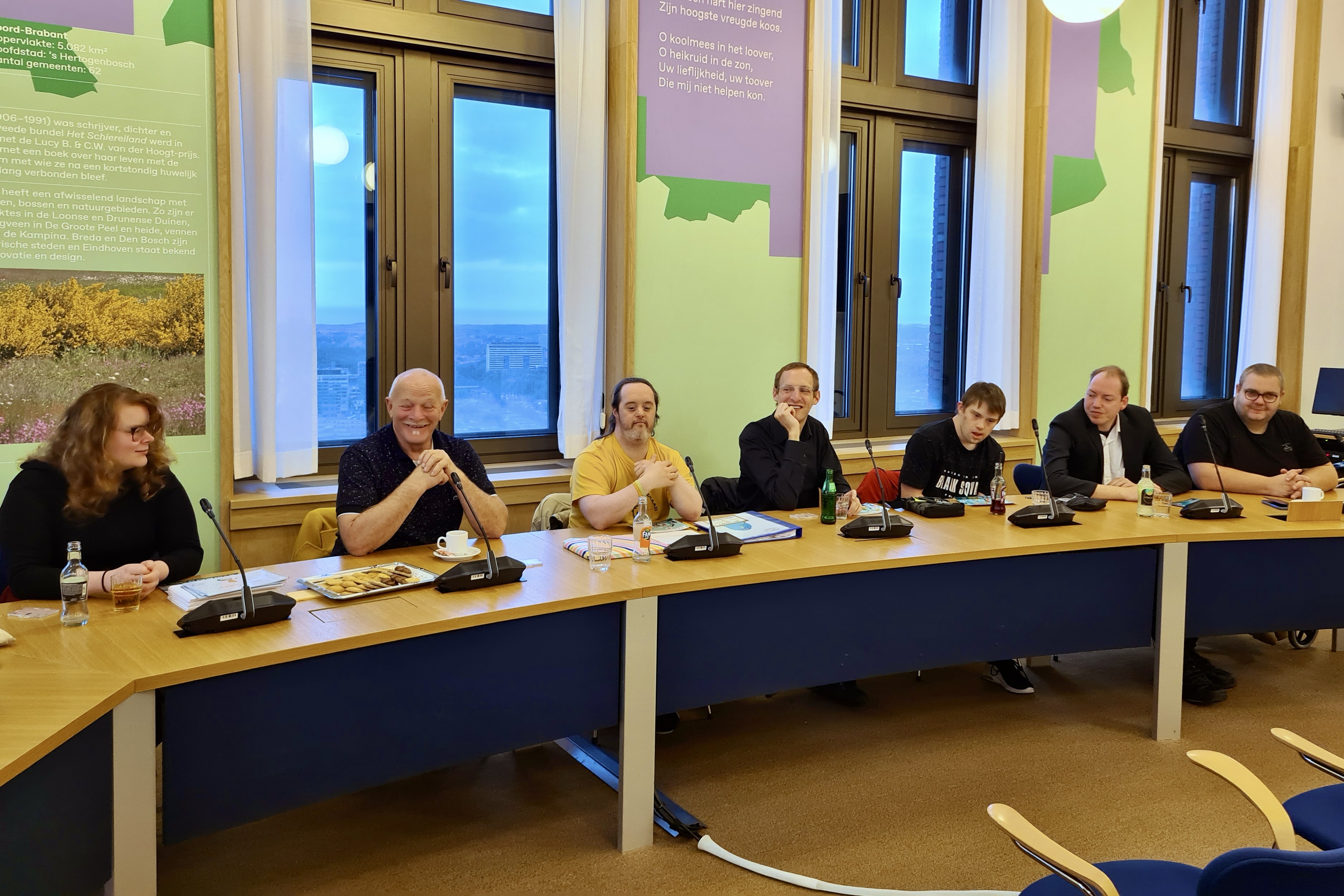 Het G-kracht panel aan de vergadertafel bij Ministerie Rechtsbescherming