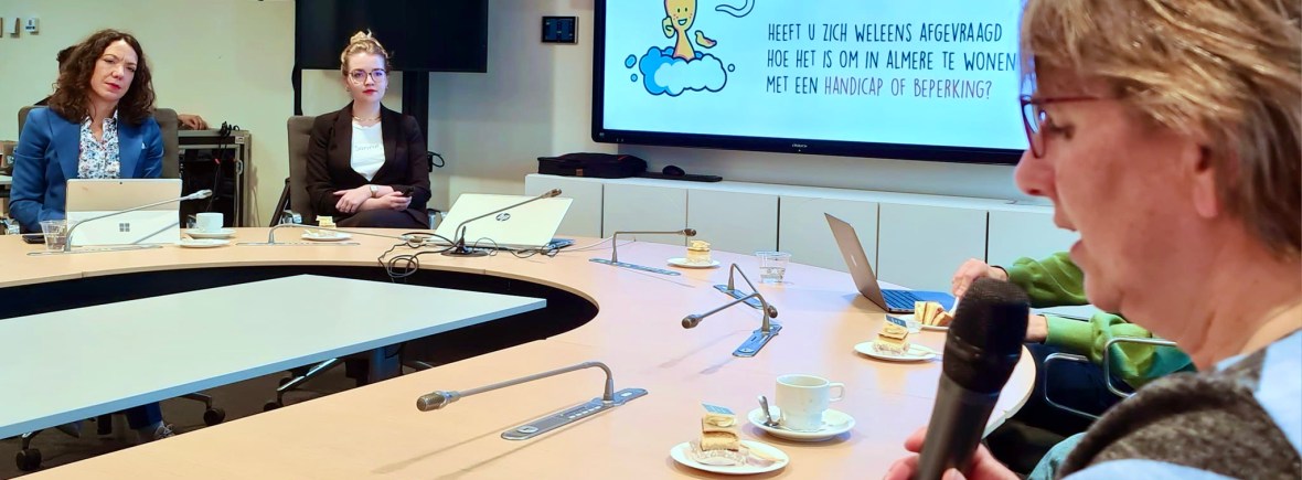 Vergadering over de inclusie-agenda met wethouder Maaike Veeningen